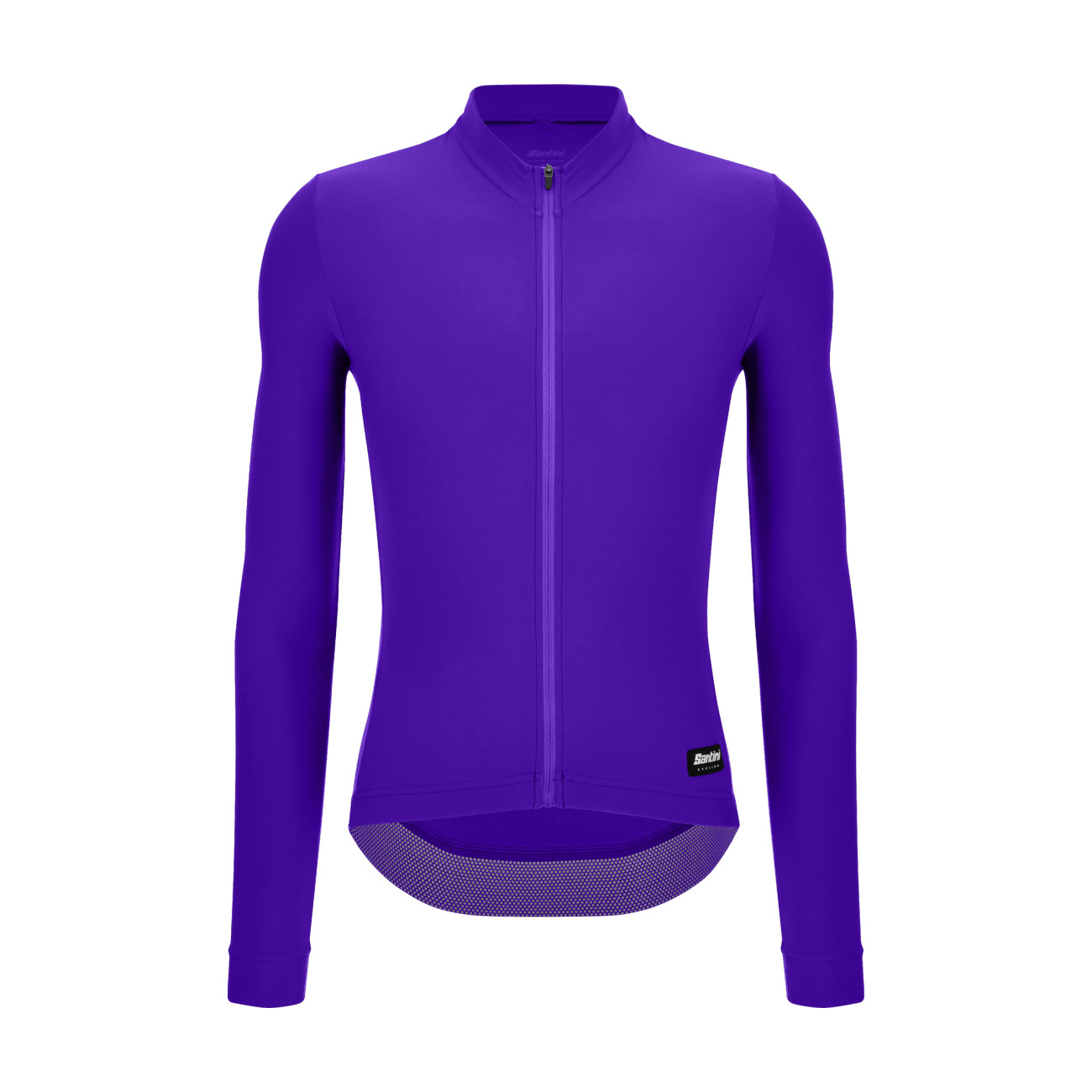 SANTINI Cyklistický dres s dlhým rukávom zimný - RTR - fialová 2XL