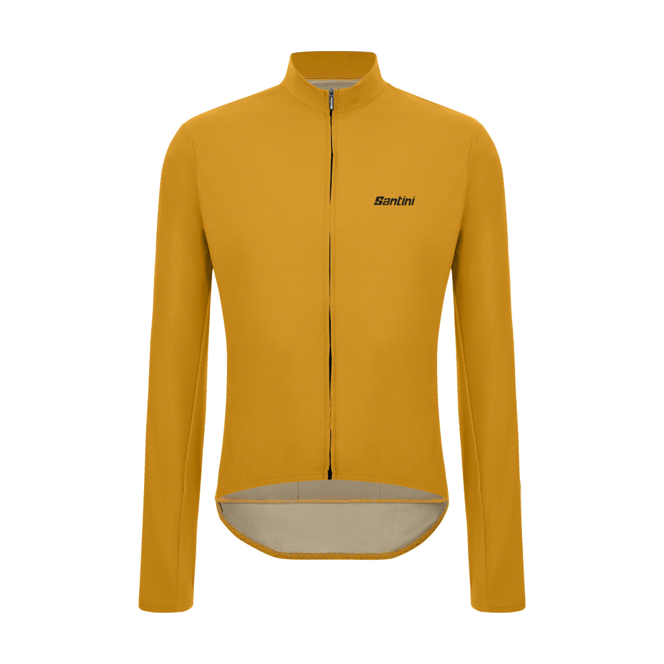 SANTINI Cyklistická vetruodolná bunda - RTR WIND - žltá