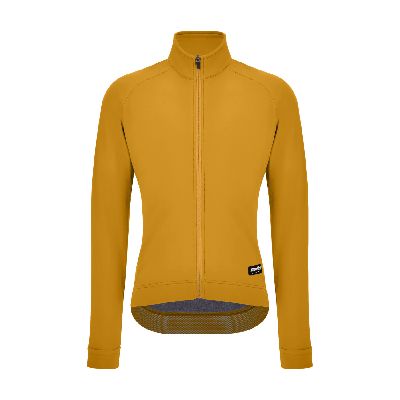 SANTINI Cyklistická zateplená bunda - RTR - oranžová