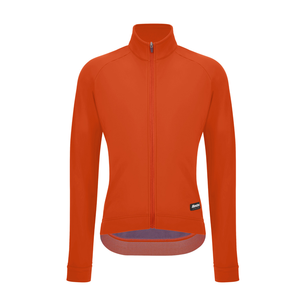 SANTINI Cyklistická zateplená bunda - RTR - červená