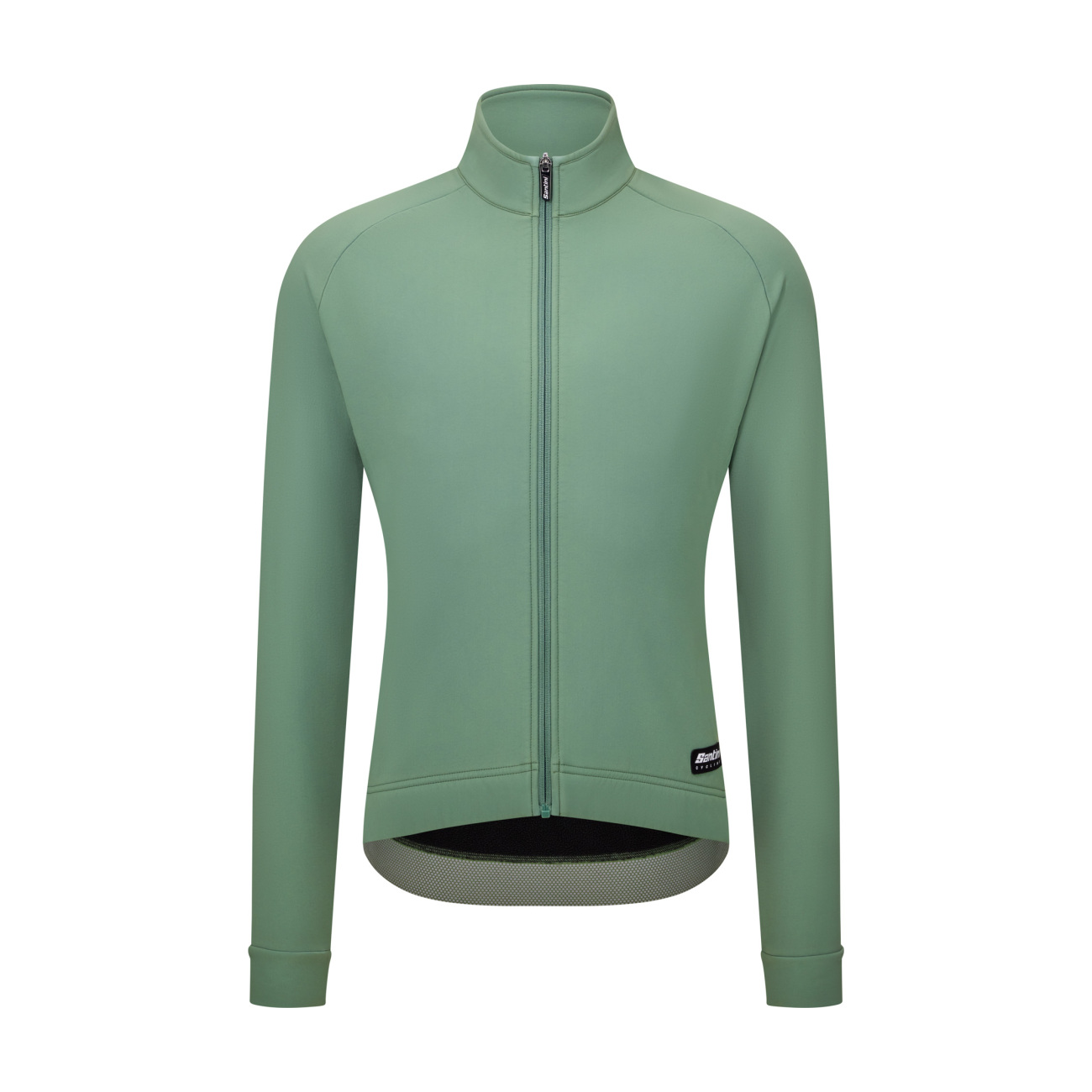 SANTINI Cyklistická zateplená bunda - RTR - svetlo zelená M