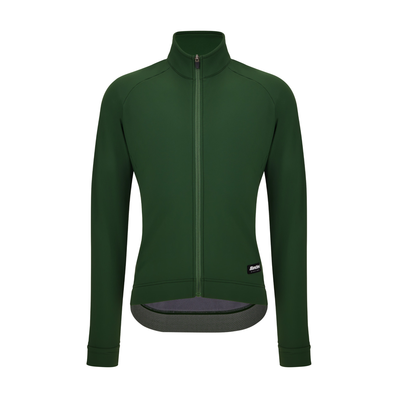 SANTINI Cyklistická zateplená bunda - RTR - zelená