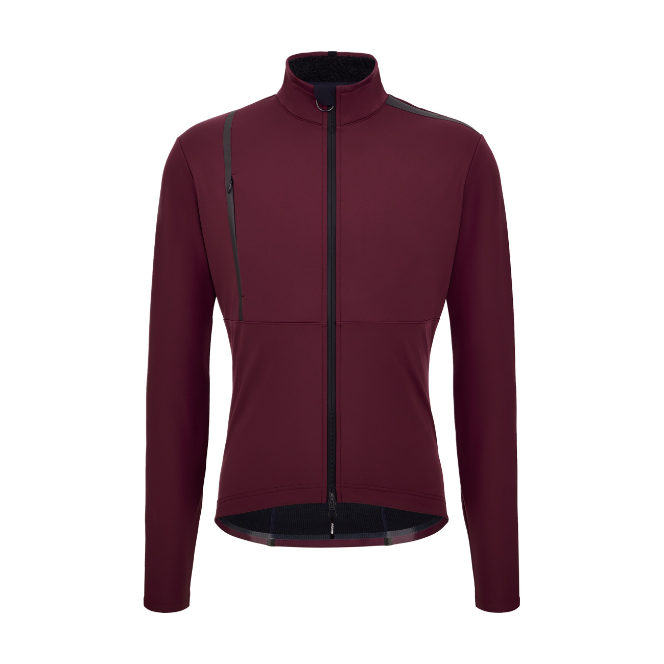 SANTINI Cyklistická zateplená bunda - VEGA - bordová