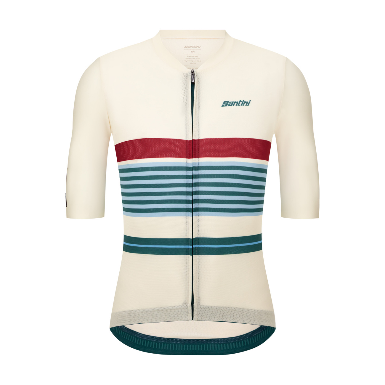 SANTINI Cyklistický dres s krátkym rukávom - BENGAL EVO - ivory