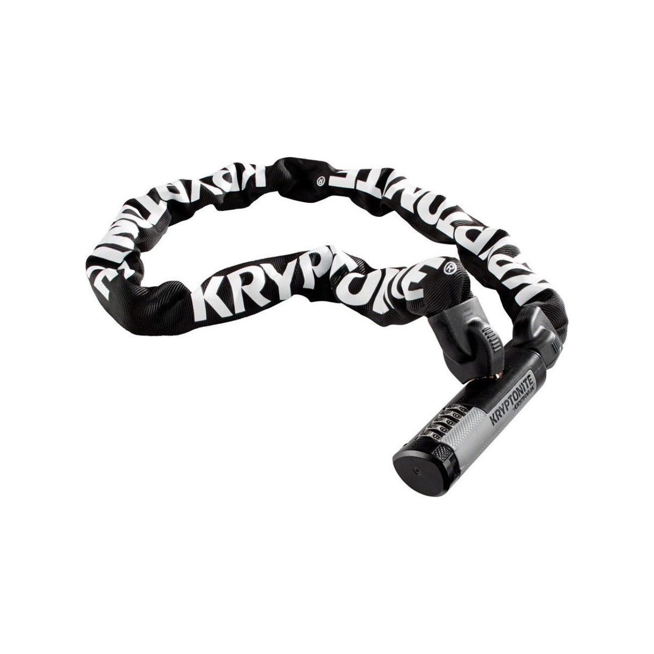 KRYPTONITE zámok na bicykel - KRYPTOLOK 912 - biela/čierna