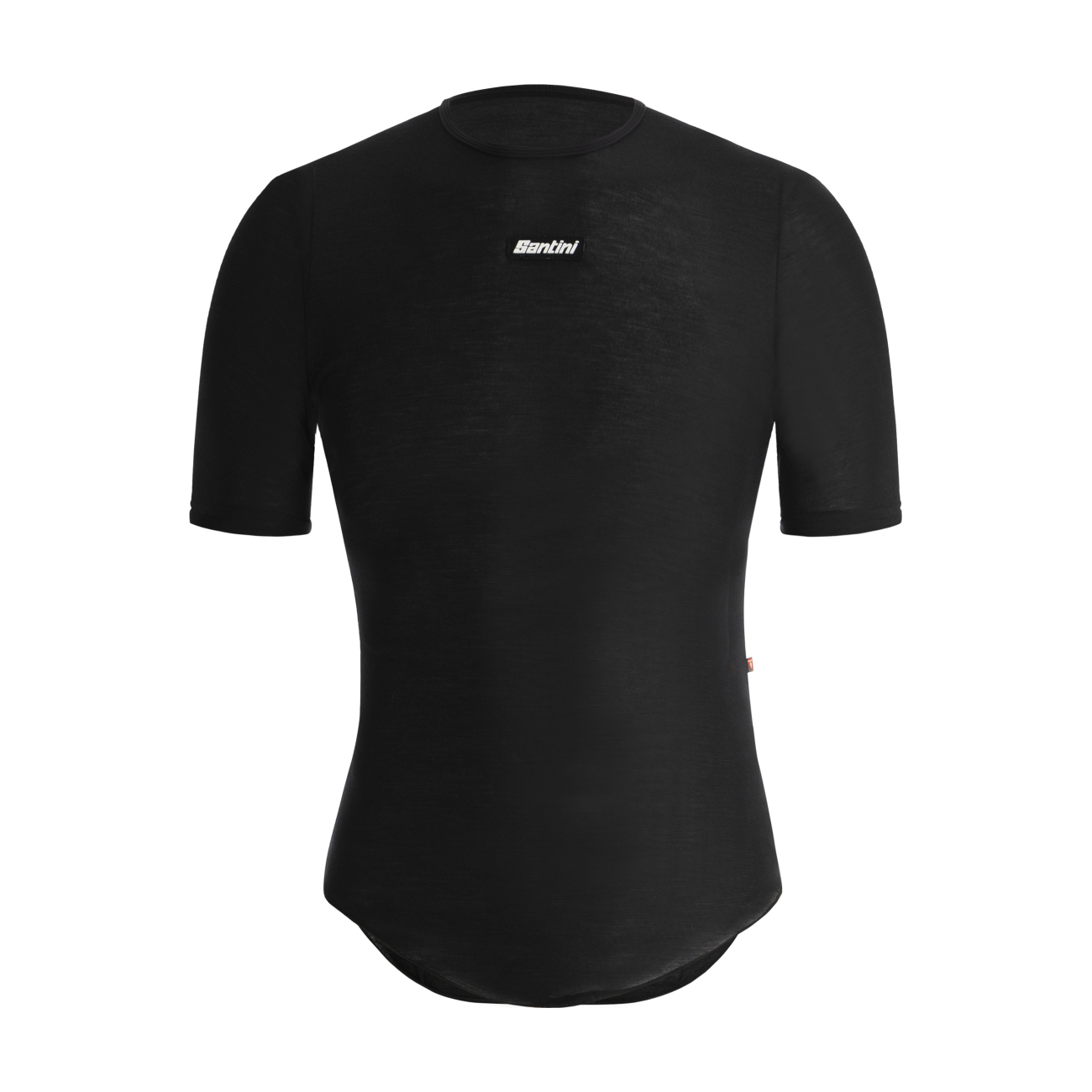 
                SANTINI Cyklistické tričko s krátkym rukávom - DRY - čierna XL-2XL
            