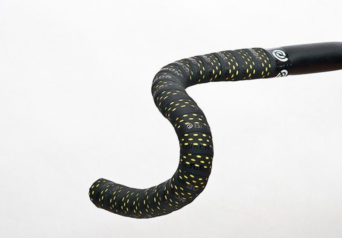 BIKERIBBON omotávky - DROPS - žltá/čierna