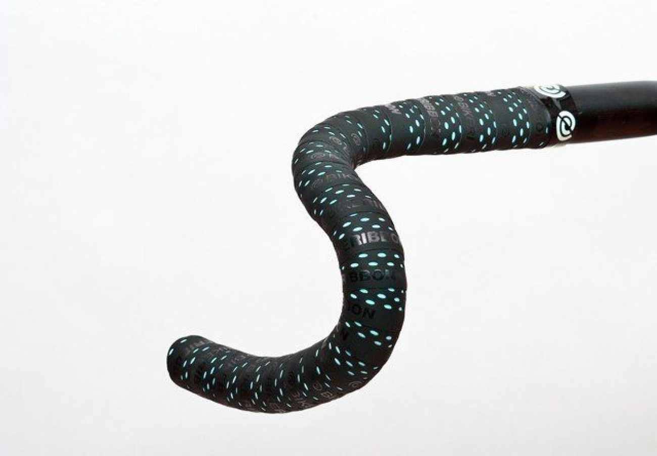 BIKERIBBON omotávky - DROPS - modrá/čierna