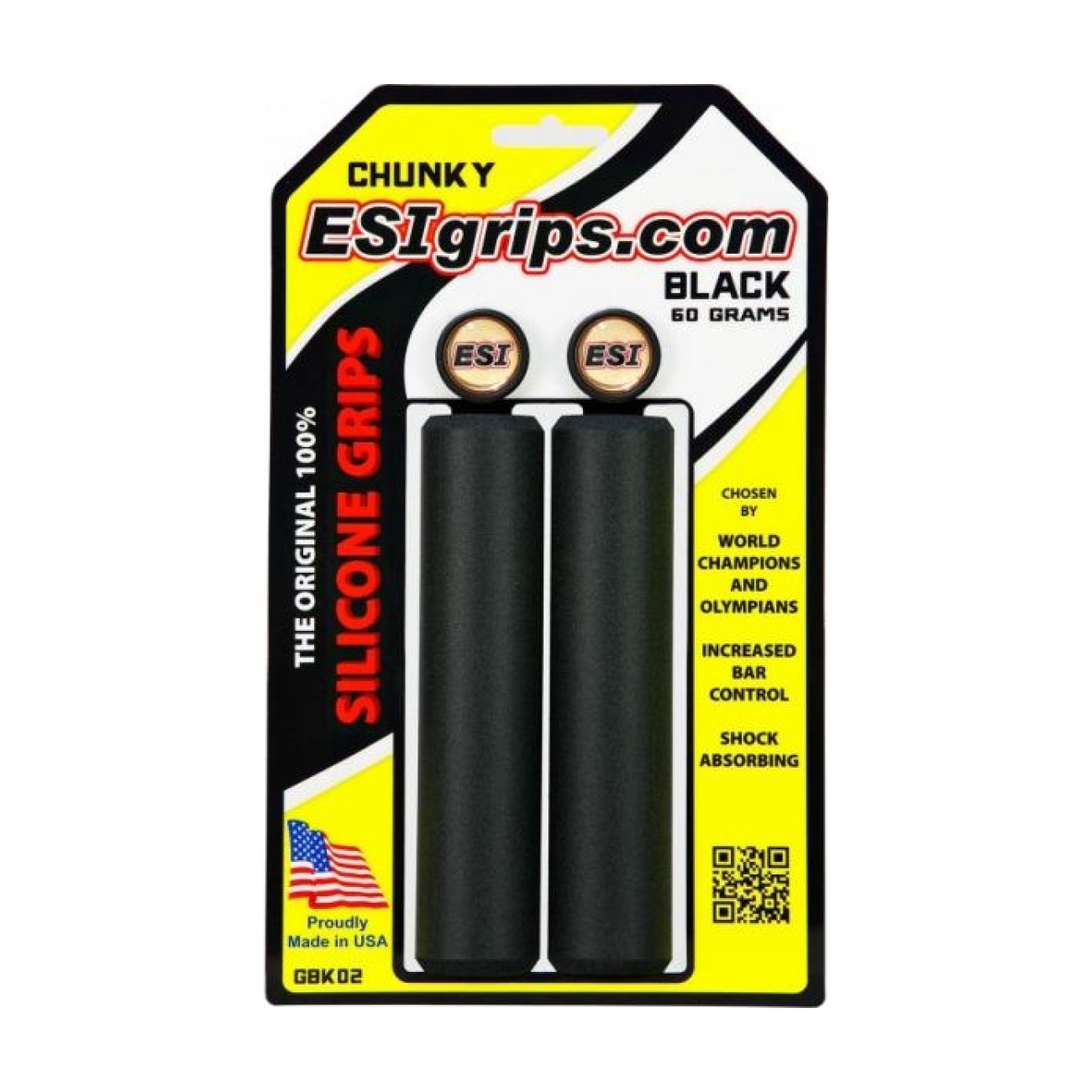 ESIGRIPS gripy - ESI CHUNKY - čierna