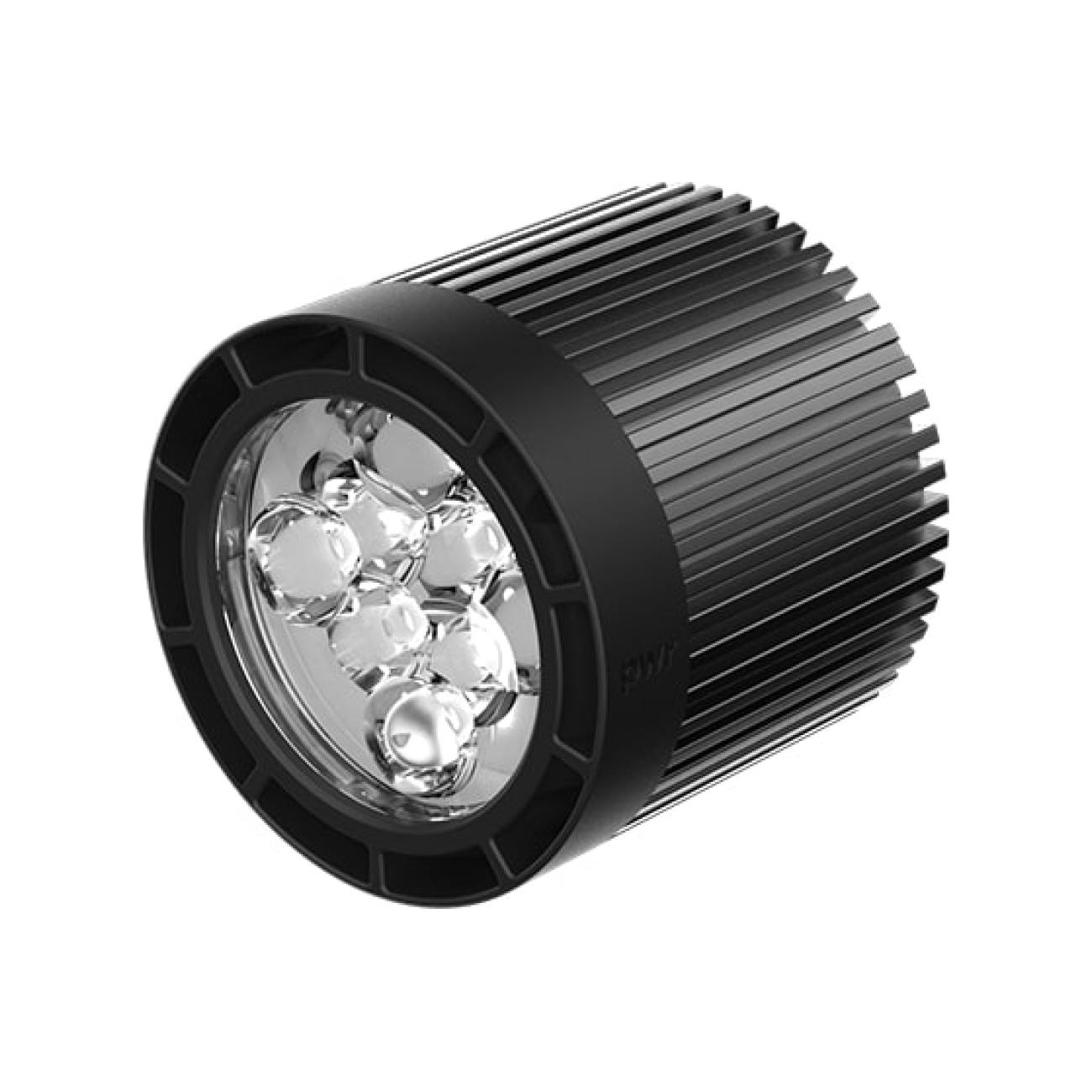 KNOG predné svetlo - PWR - čierna
