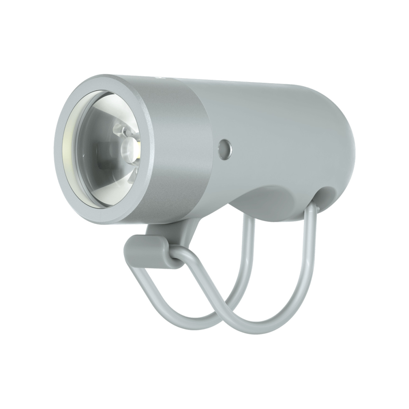 KNOG predné svetlo - PLUG - strieborná