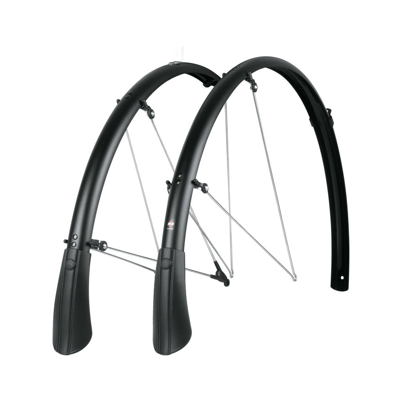 SKS sada blatníkov - BLUEMELS 28" MATT - čierna