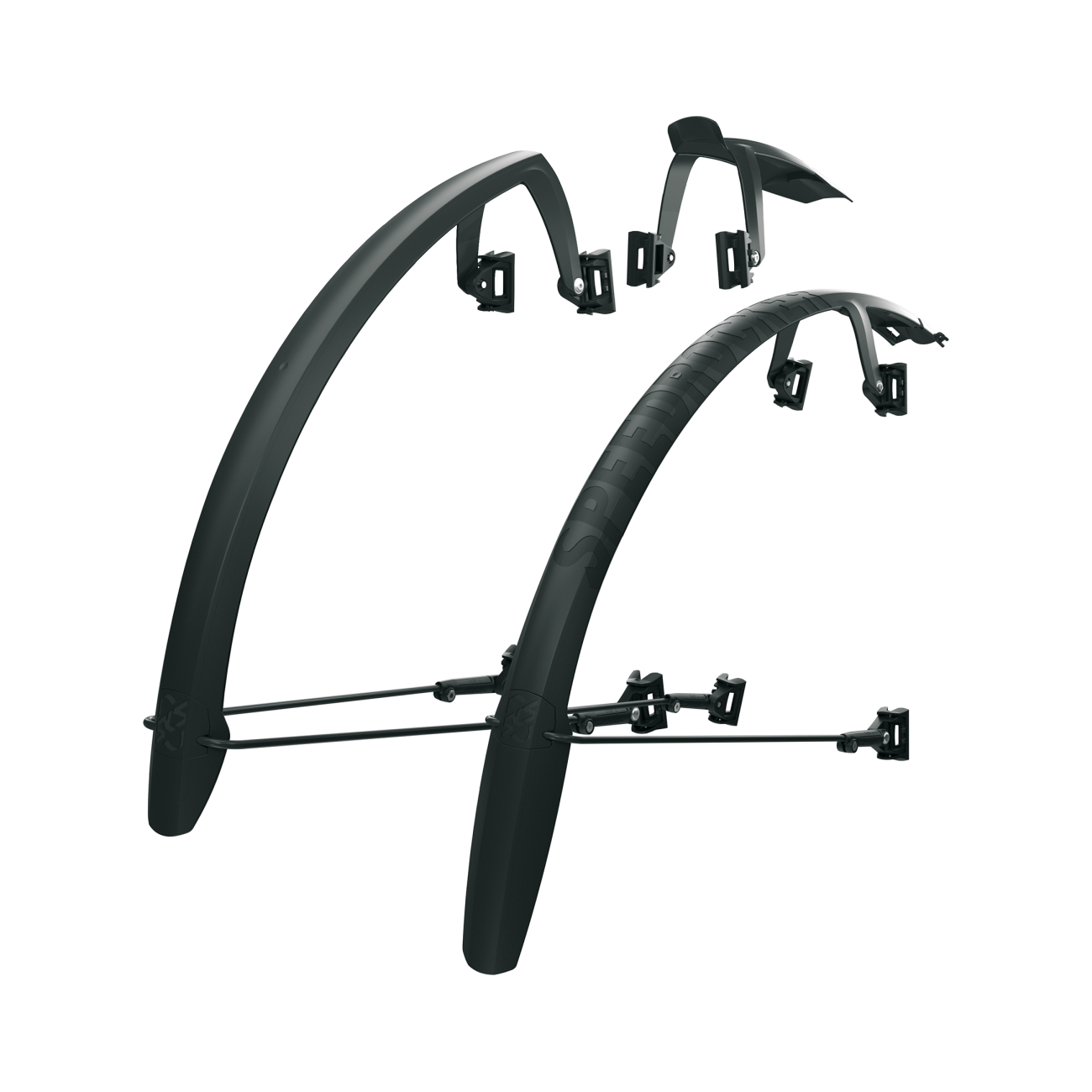 SKS sada blatníkov - SPEEDROCKER 28" - čierna