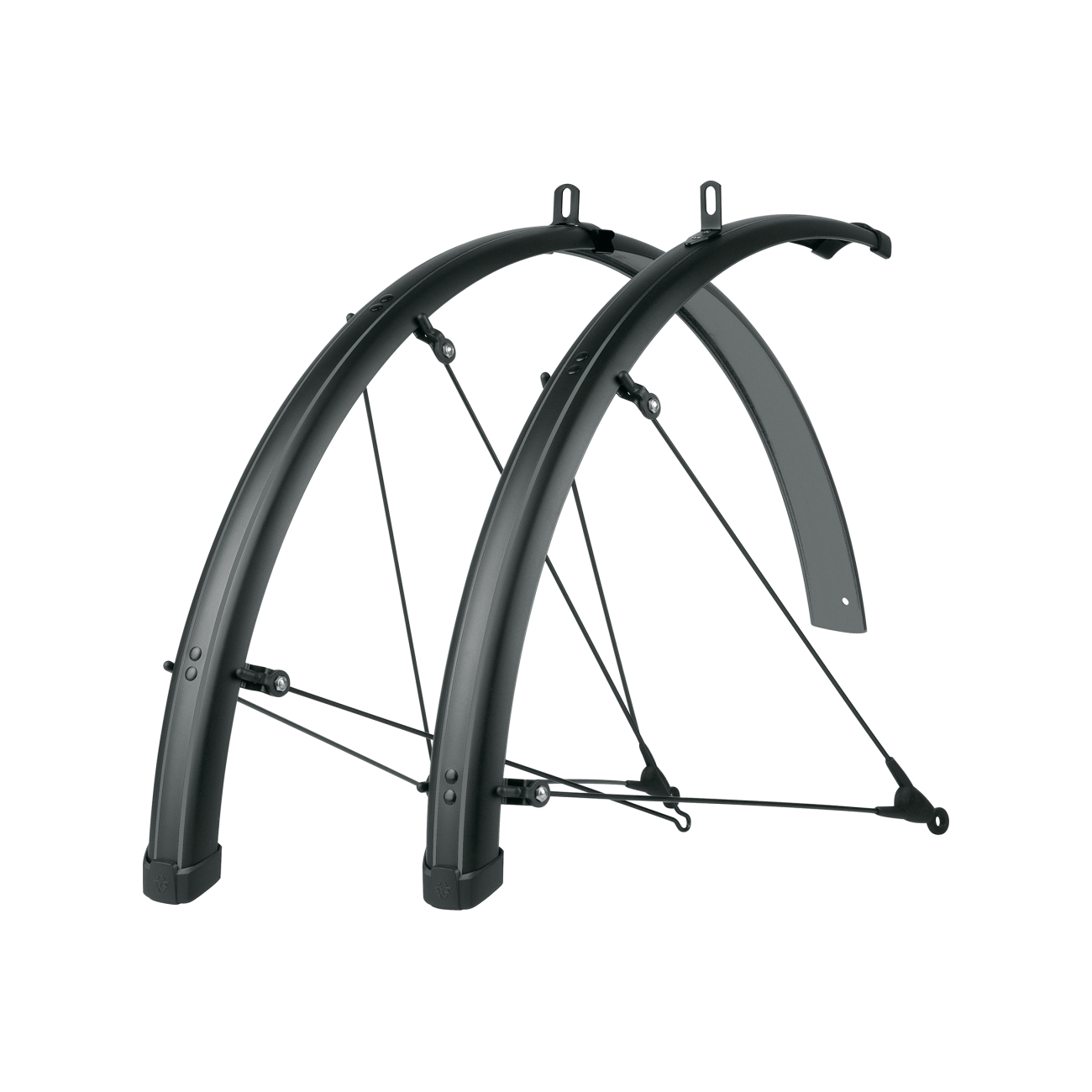 SKS sada blatníkov - BLUEMELS STRIPES 28" - čierna