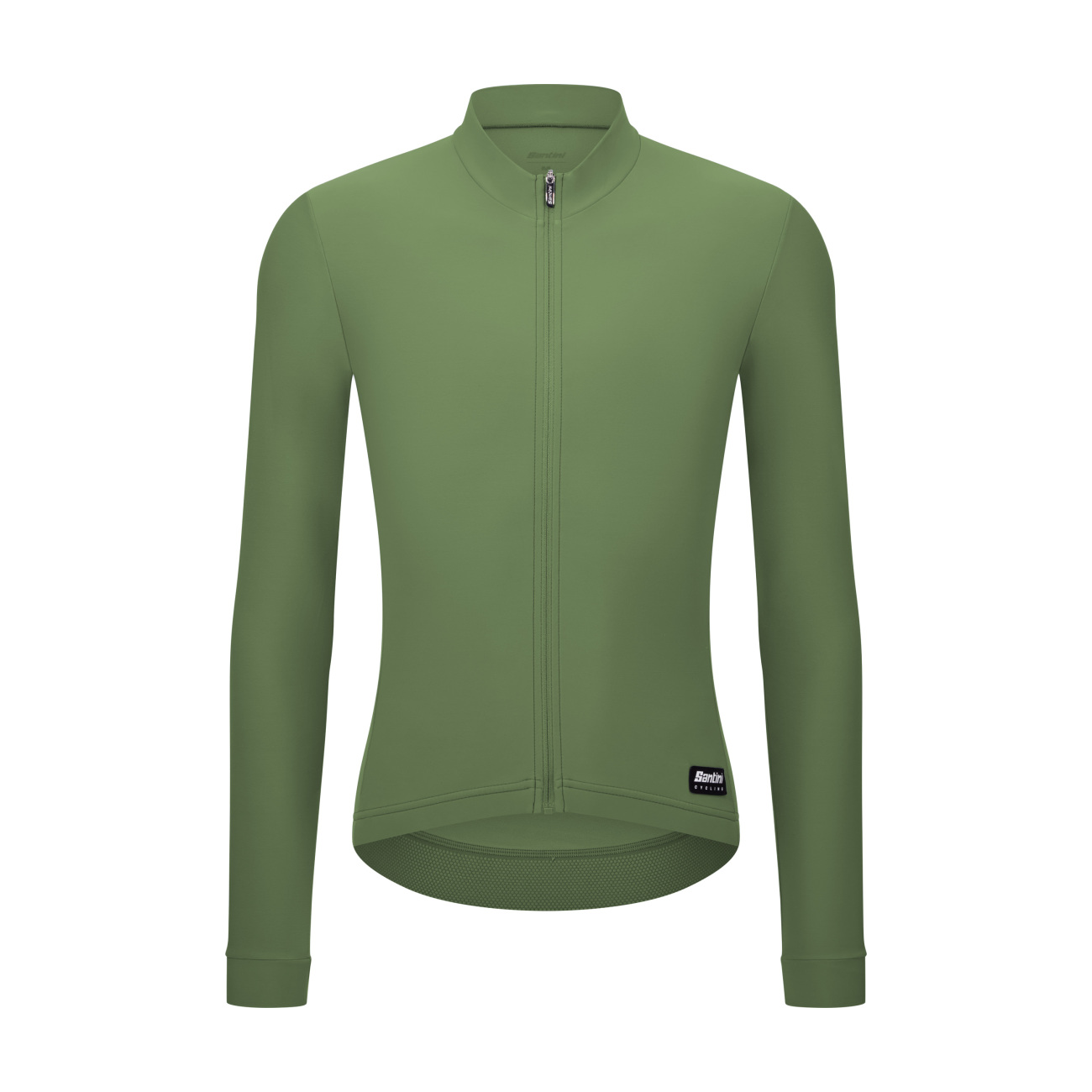 SANTINI Cyklistický dres s dlhým rukávom zimný - RTR - zelená M