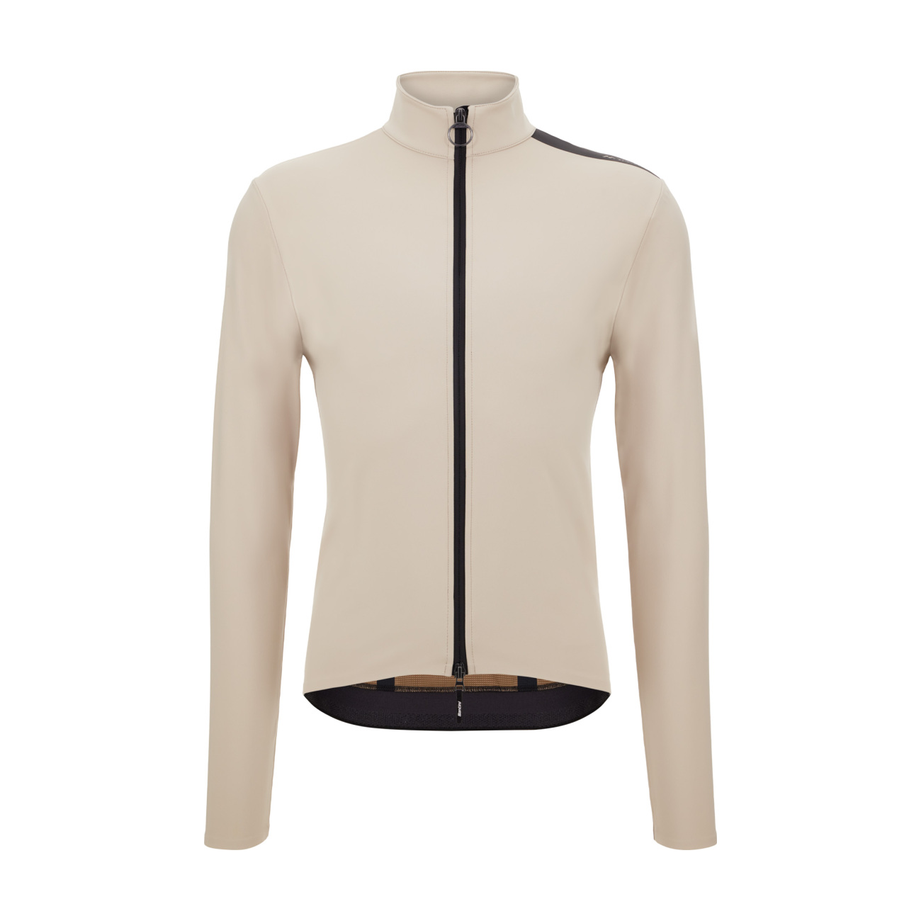 SANTINI Cyklistická zateplená bunda - POWER SHIELD - béžová M