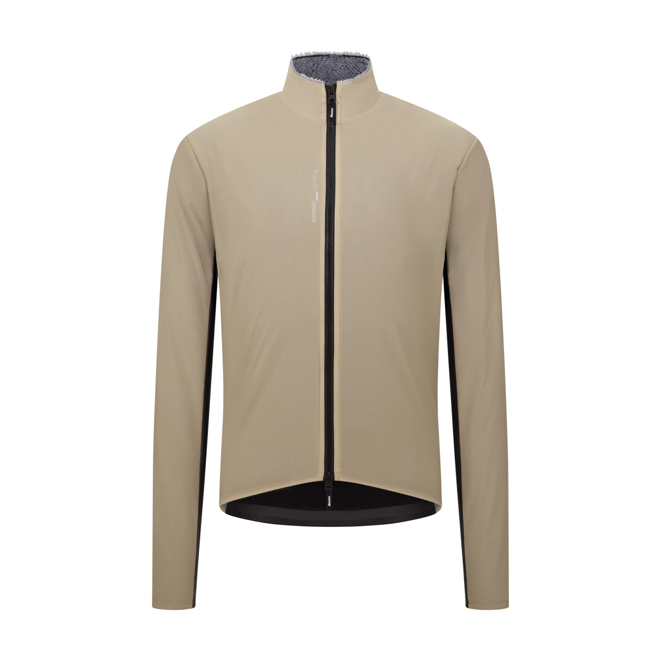 SANTINI Cyklistická vetruodolná bunda - ALPHA INSULATED - béžová 2XL