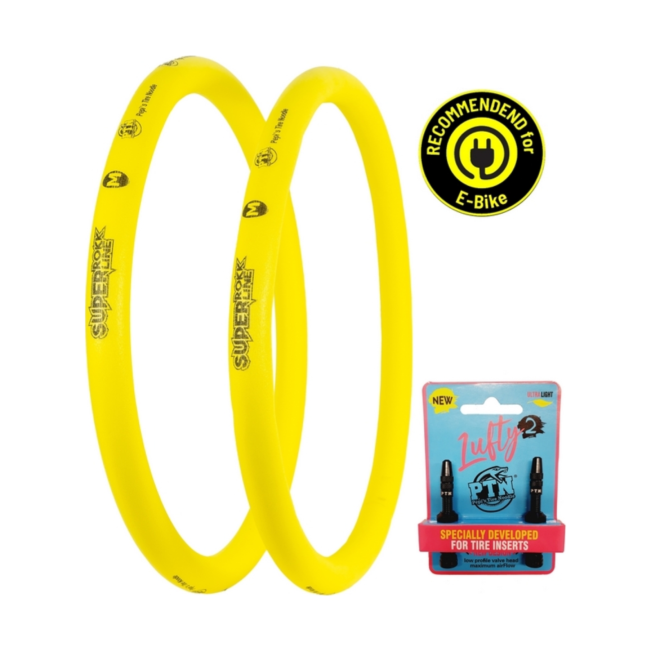 PEPI´S vložky do ráfiku - TIRE NOODLE SUPER ROKK LINE-L-29/27,5"-MIX