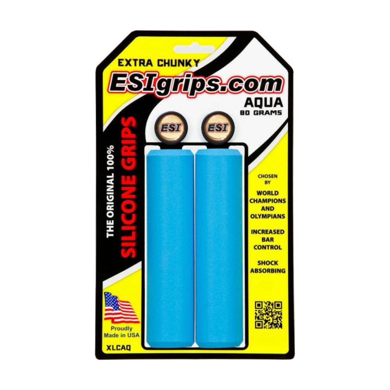 ESIGRIPS gripy - ESI EXTRA CHUNKY - tyrkysová