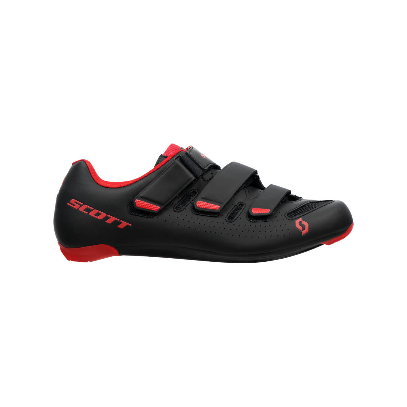 SCOTT Cyklistické tretry - COMP - čierna/červená