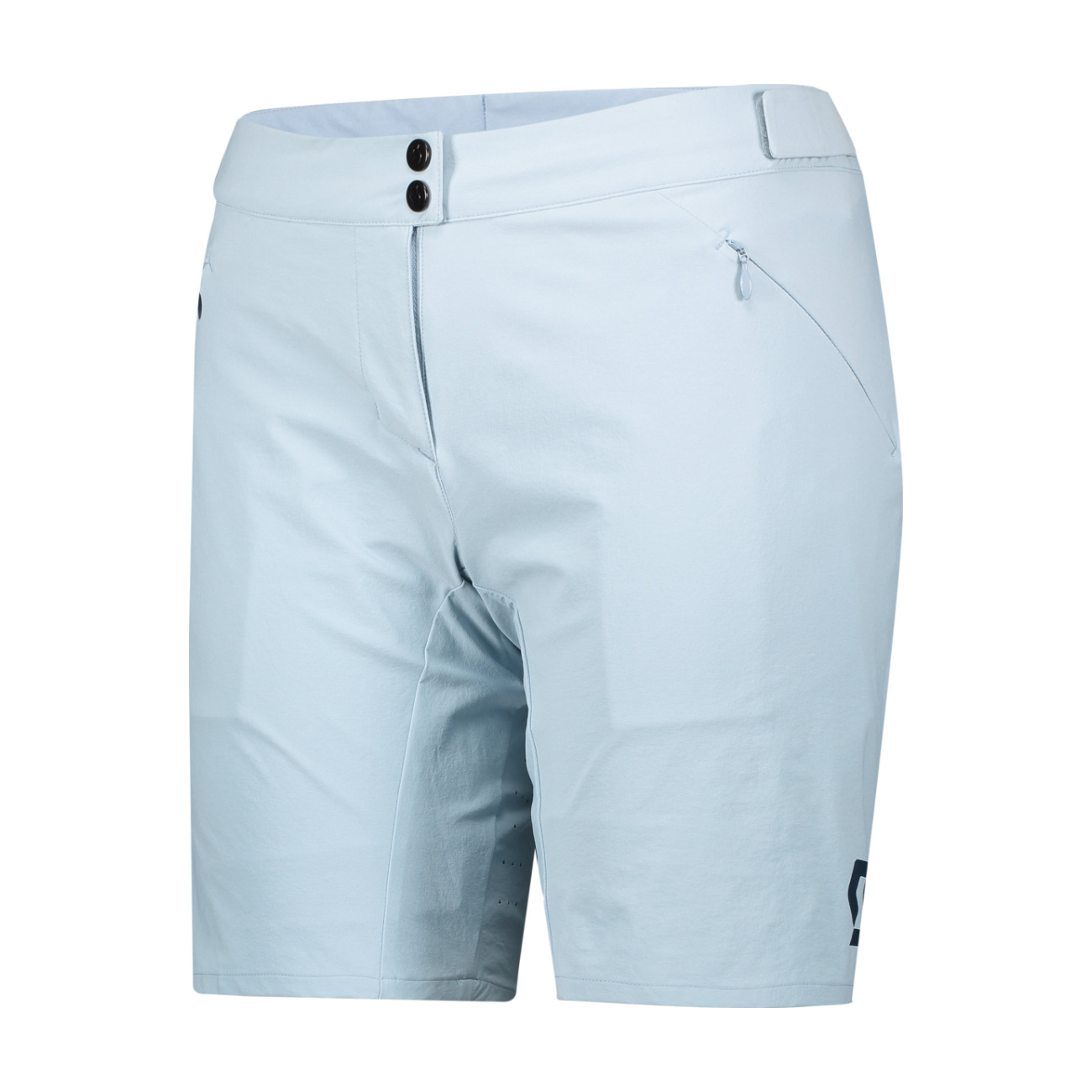 SCOTT Cyklistické nohavice krátke bez trakov - ENDURANCE LS/FIT W/PAD W - svetlo modrá M