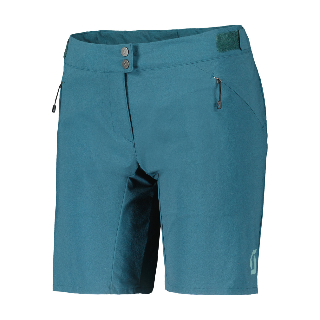 SCOTT Cyklistické nohavice krátke bez trakov - ENDURANCE LS/FIT W/PAD W - modrá M