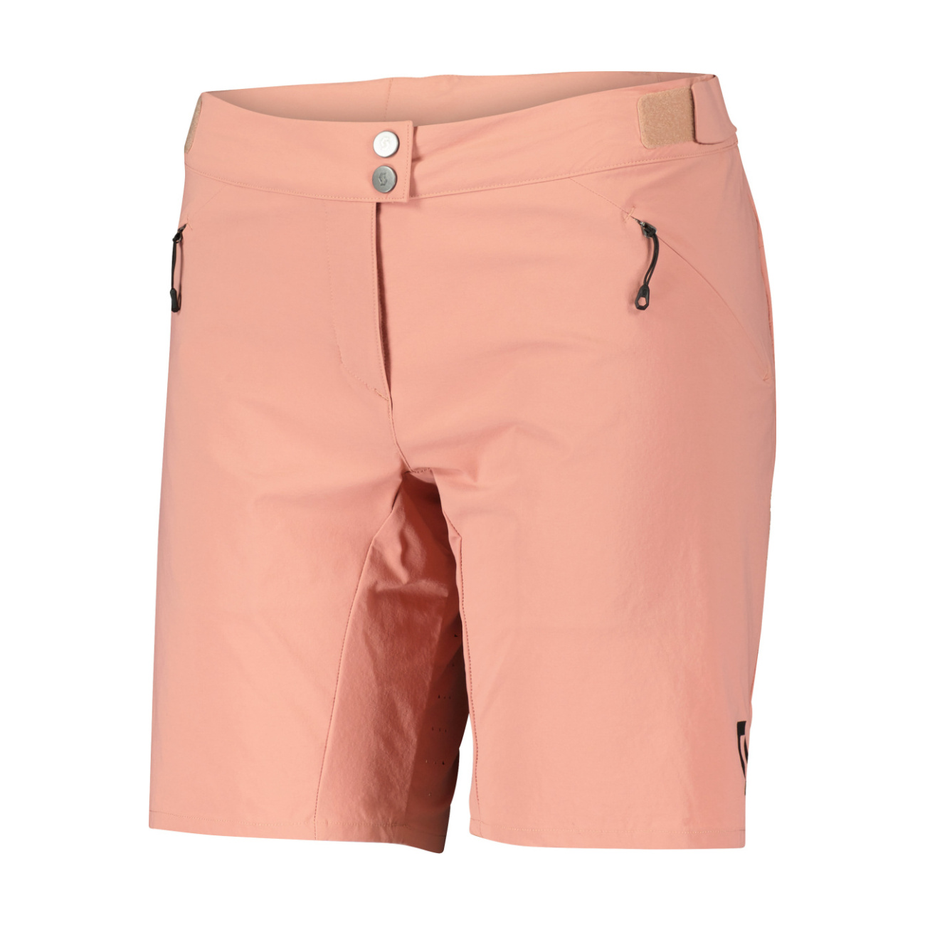 SCOTT Cyklistické nohavice krátke bez trakov - ENDURANCE LS/FIT W/PAD W - ružová S