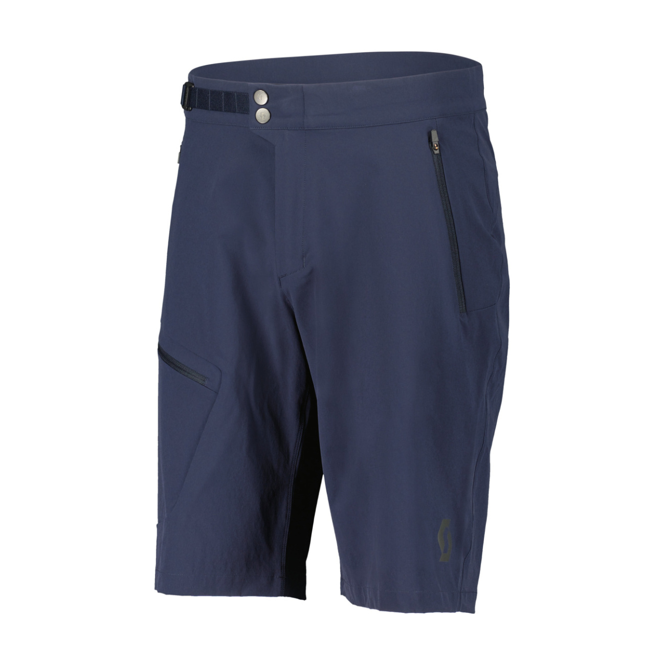 SCOTT Cyklistické nohavice krátke bez trakov - EXPLORAIR LIGHT - modrá S