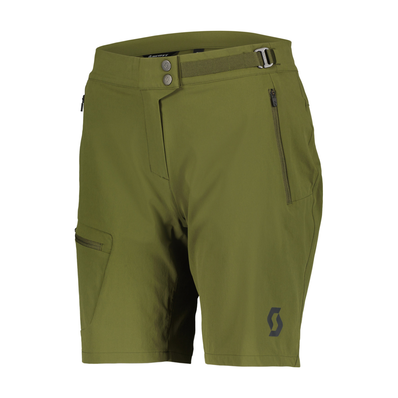 SCOTT Cyklistické nohavice krátke bez trakov - EXPLORAIR LIGHT W - zelená XS