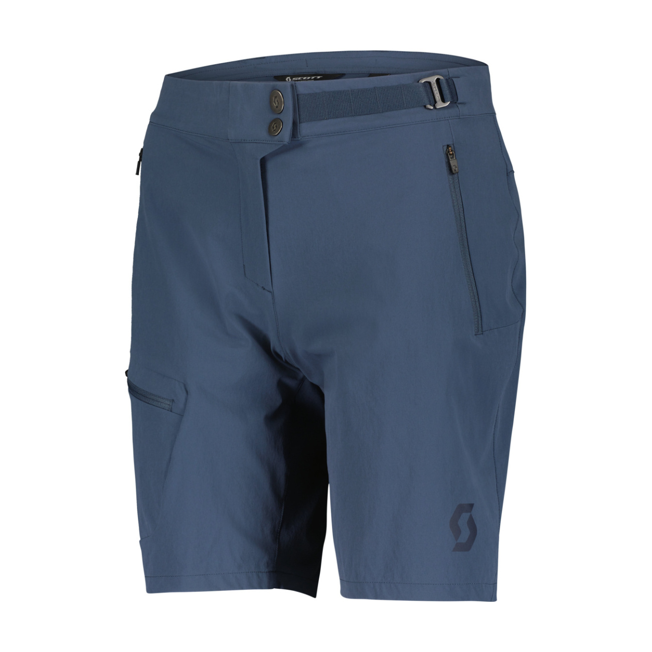 SCOTT Cyklistické nohavice krátke bez trakov - EXPLORAIR LIGHT W - svetlo modrá XS