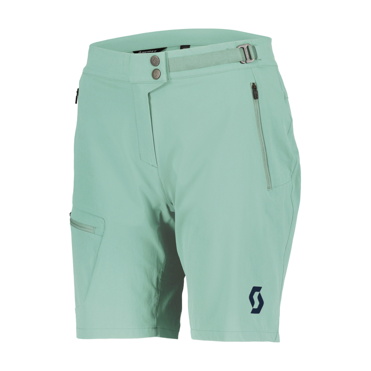 SCOTT Cyklistické nohavice krátke bez trakov - EXPLORAIR LIGHT W - zelená L