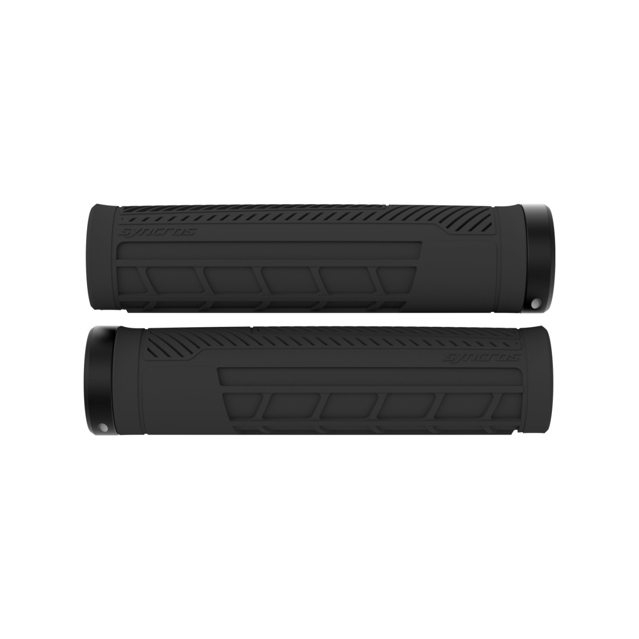 SYNCROS gripy - GRIPS AM LOCK-ON - čierna S
