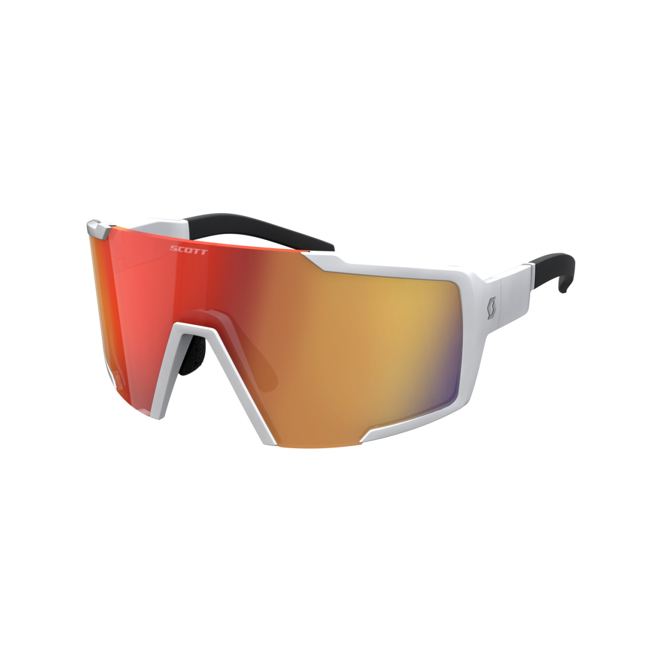 SCOTT Cyklistické okuliare - SHIELD COMPACT - biela