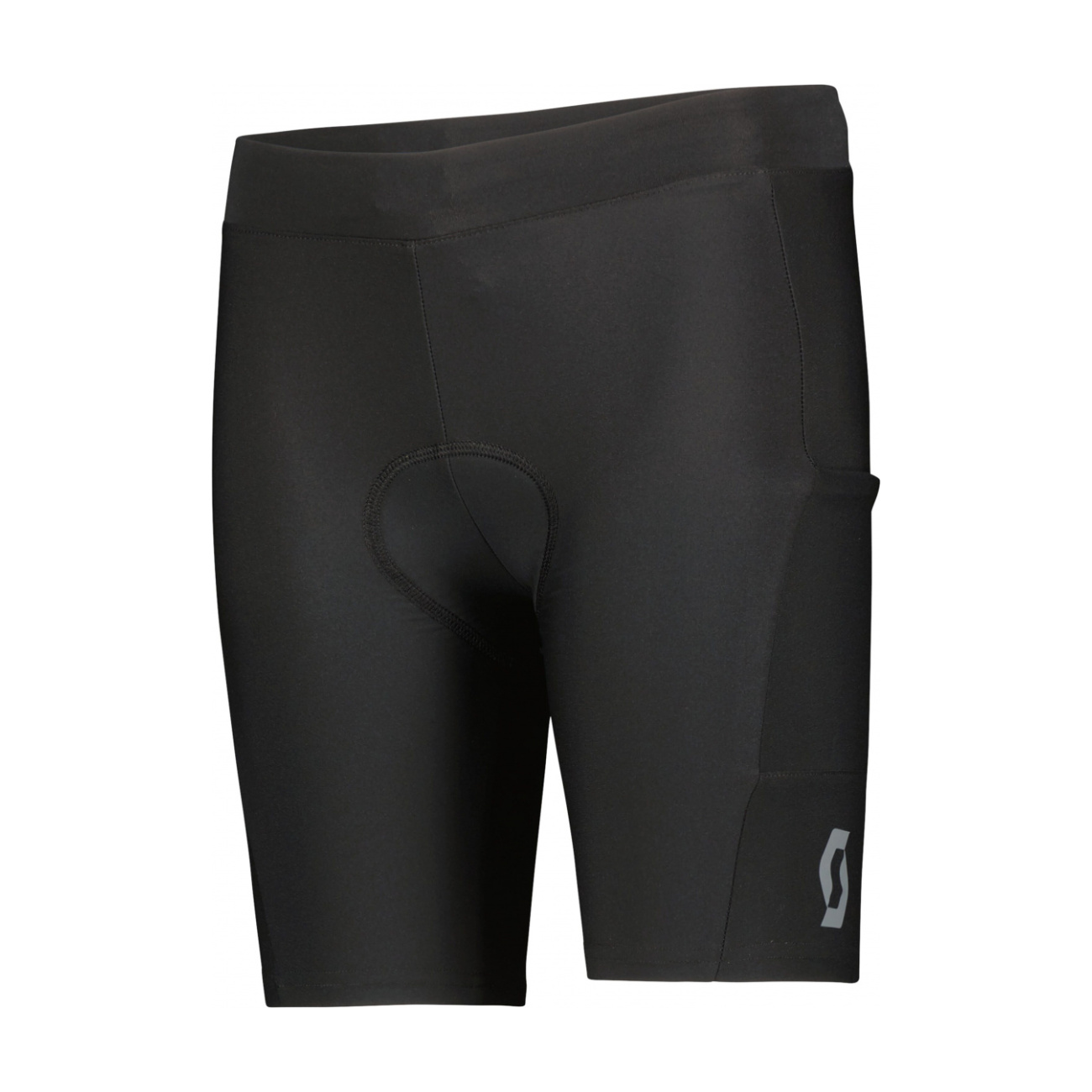 SCOTT Cyklistické nohavice krátke bez trakov - JUNIOR - čierna 164 cm