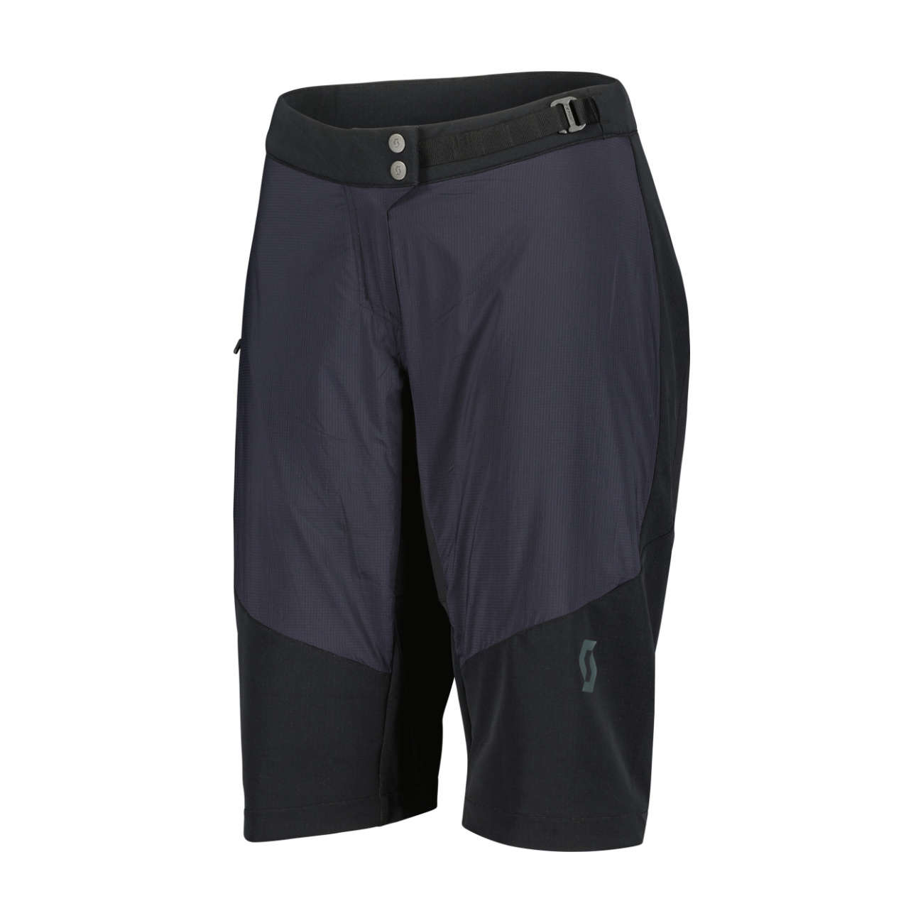 SCOTT Cyklistické nohavice krátke bez trakov - TRAIL STORM INSULOFT AL W - čierna XL