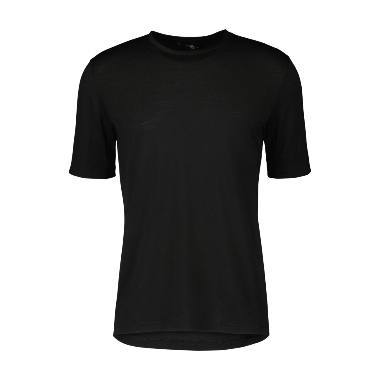 SCOTT Cyklistické tričko s krátkym rukávom - COMMUTER MERINO - čierna