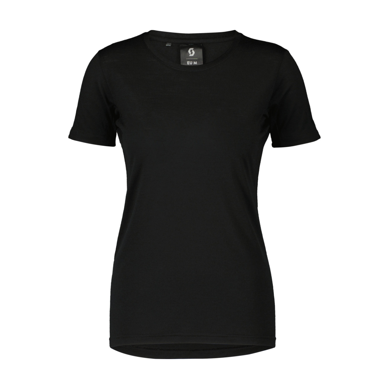 SCOTT Cyklistické tričko s krátkym rukávom - TEE COMMUTER MERINO W - čierna