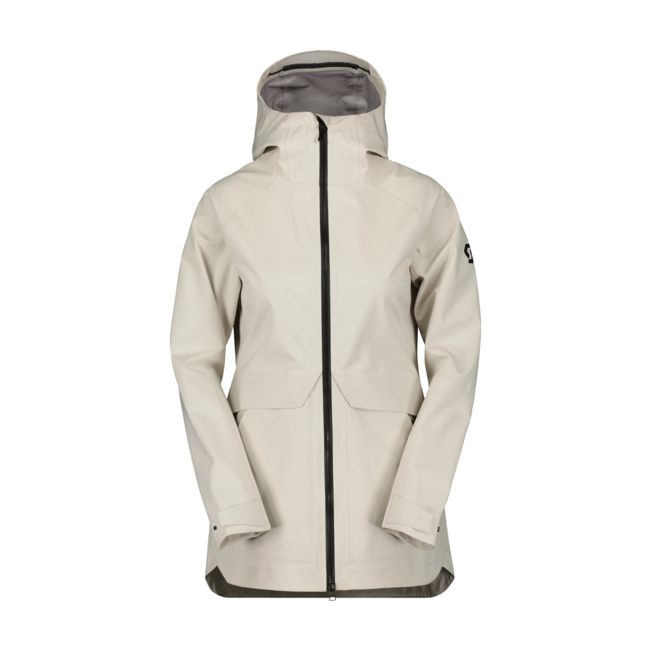 SCOTT vodeodolná bunda - TECH COAT 3L W - biela M