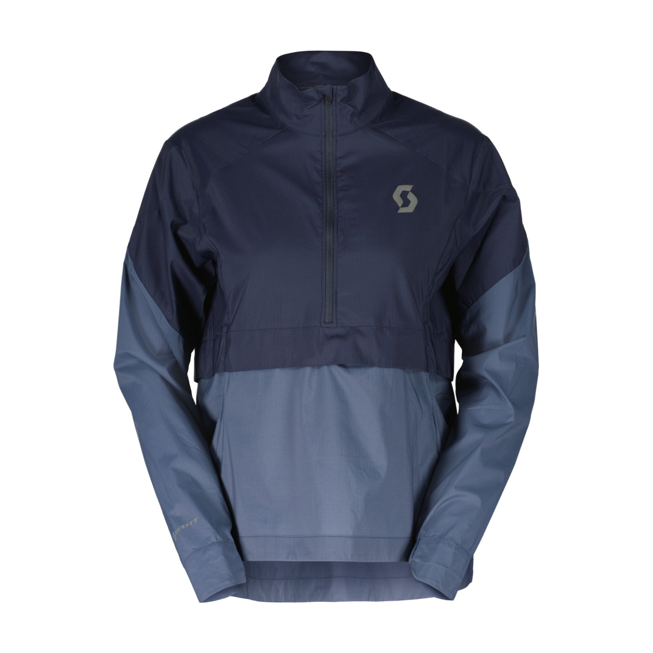 SCOTT Cyklistická vetruodolná bunda - ENDURANCE ANORAK WB W - modrá M