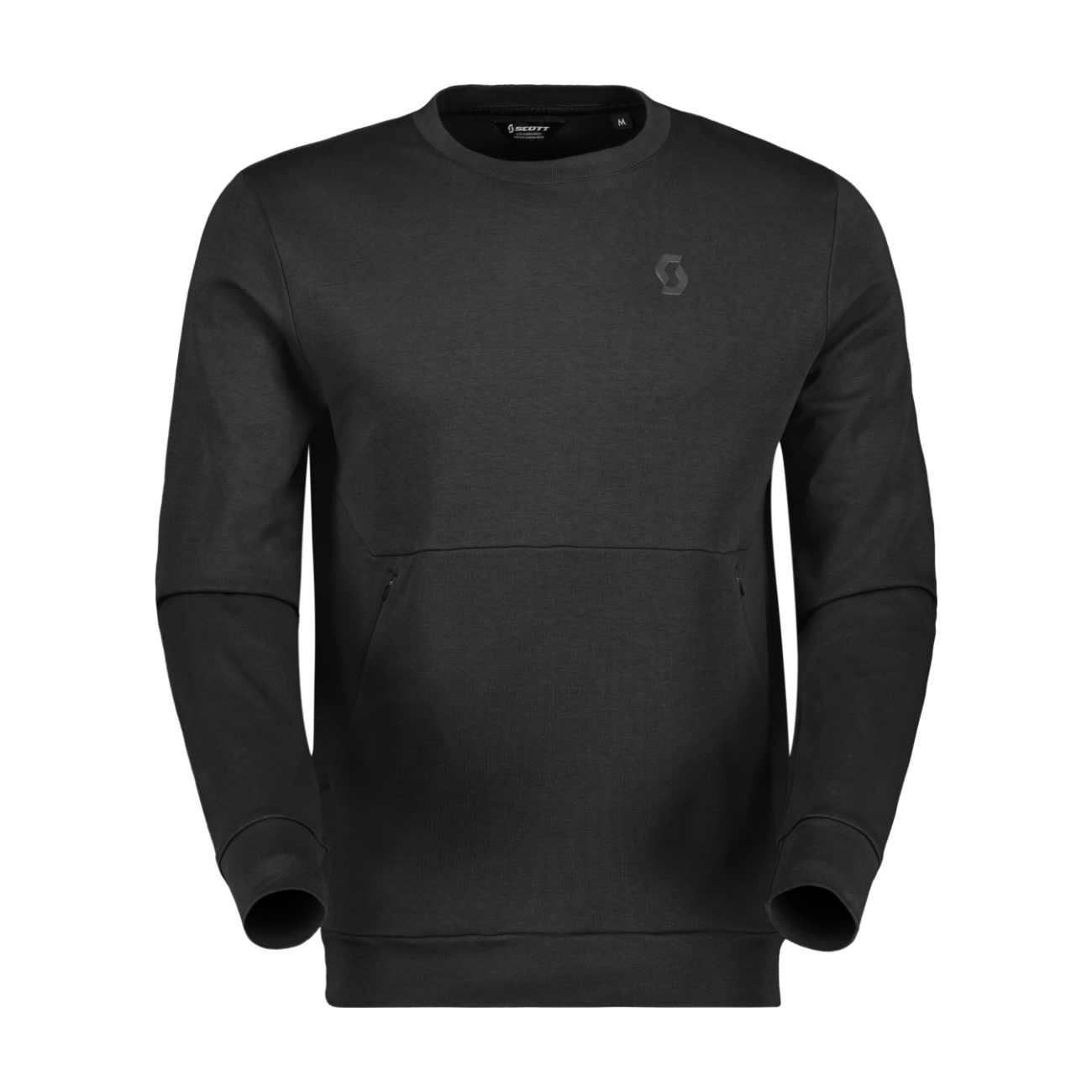 SCOTT mikina - TECH CREWNECK - čierna M