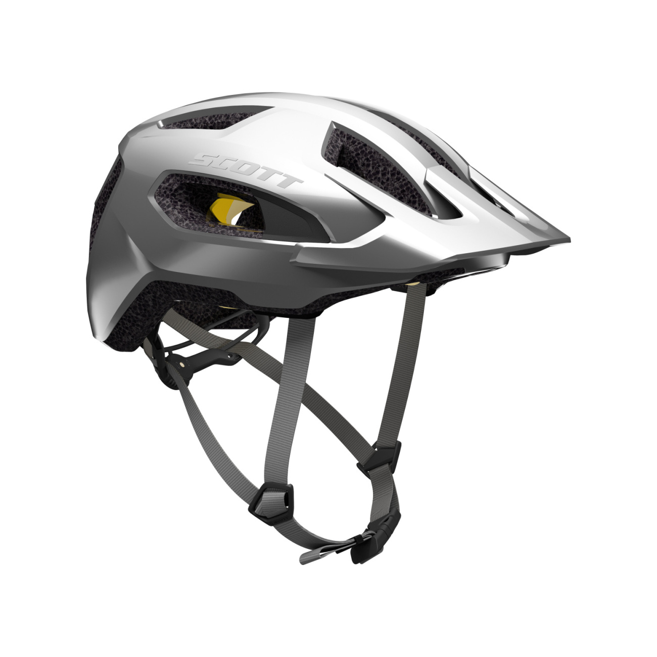 SCOTT Cyklistická prilba - SUPRA PLUS - strieborná