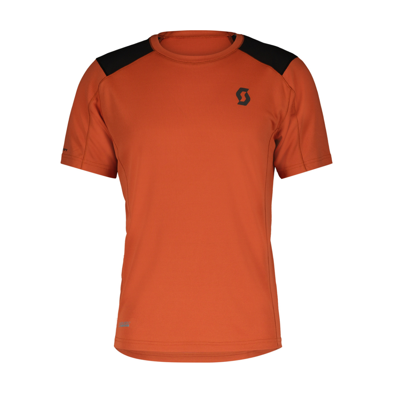 SCOTT Cyklistický dres s krátkym rukávom - DEFINED TECH SS - oranžová