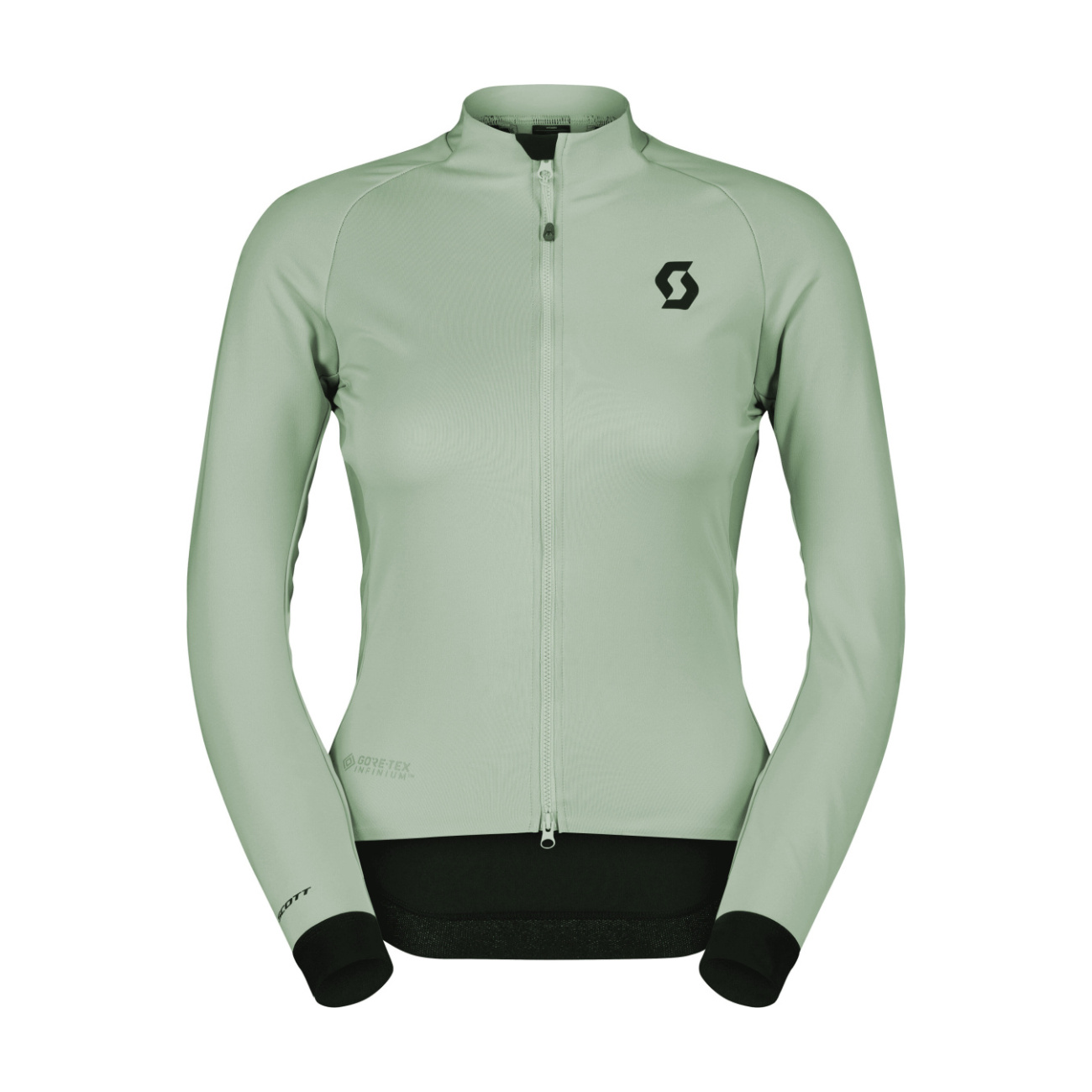 SCOTT Cyklistická vetruodolná bunda - RC PRO WARM GTX WS W - zelená XL