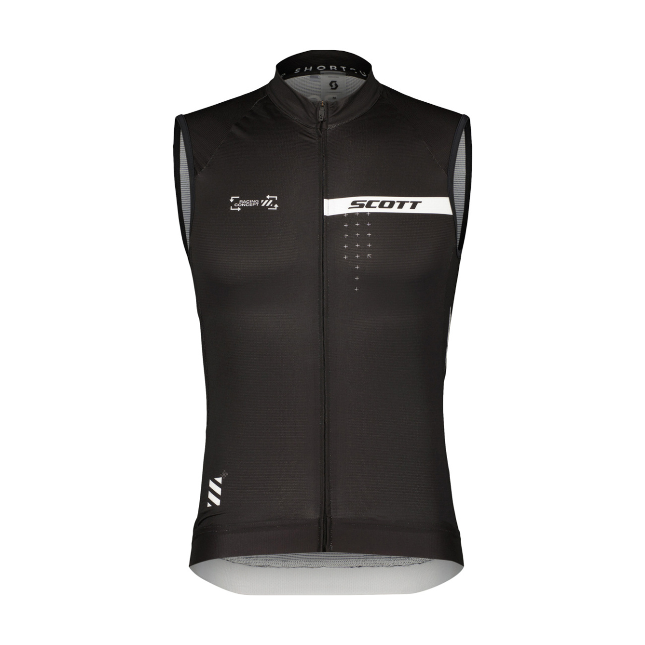 SCOTT Cyklistický dres bez rukávov - PRO - čierna