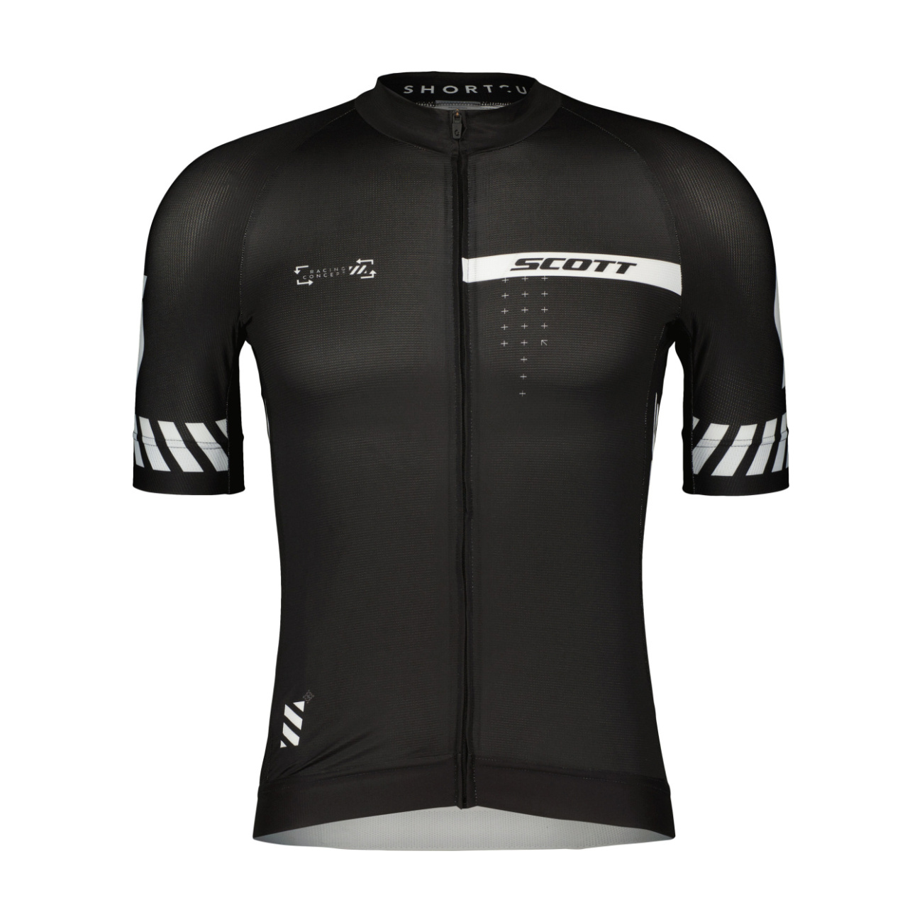 SCOTT Cyklistický dres s krátkym rukávom - PRO - čierna