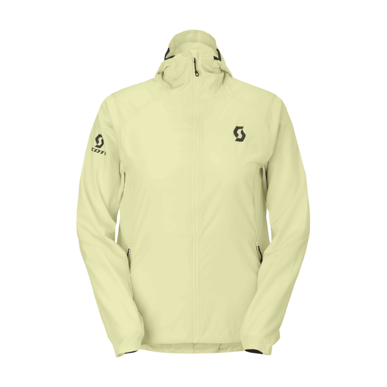SCOTT Cyklistická vetruodolná bunda - EXPLORAIR LIGHT WB W - žltá XS