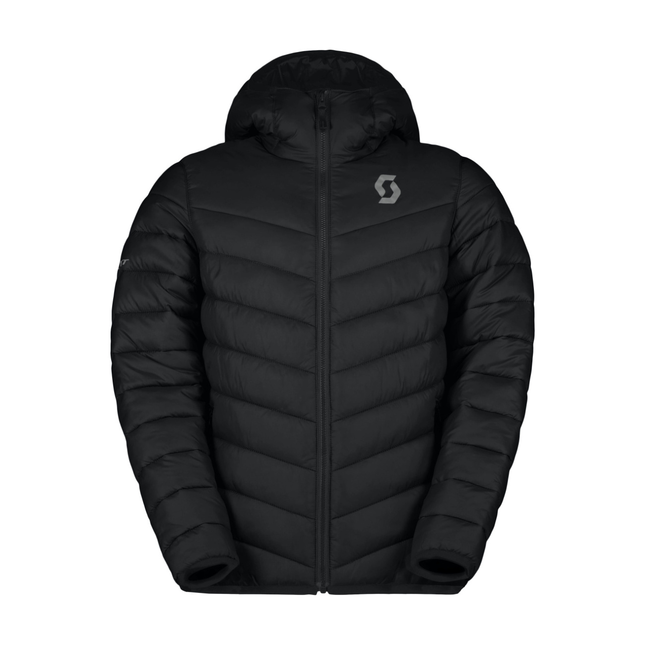 SCOTT Cyklistická zateplená bunda - INSULOFT WARM JR - čierna XL