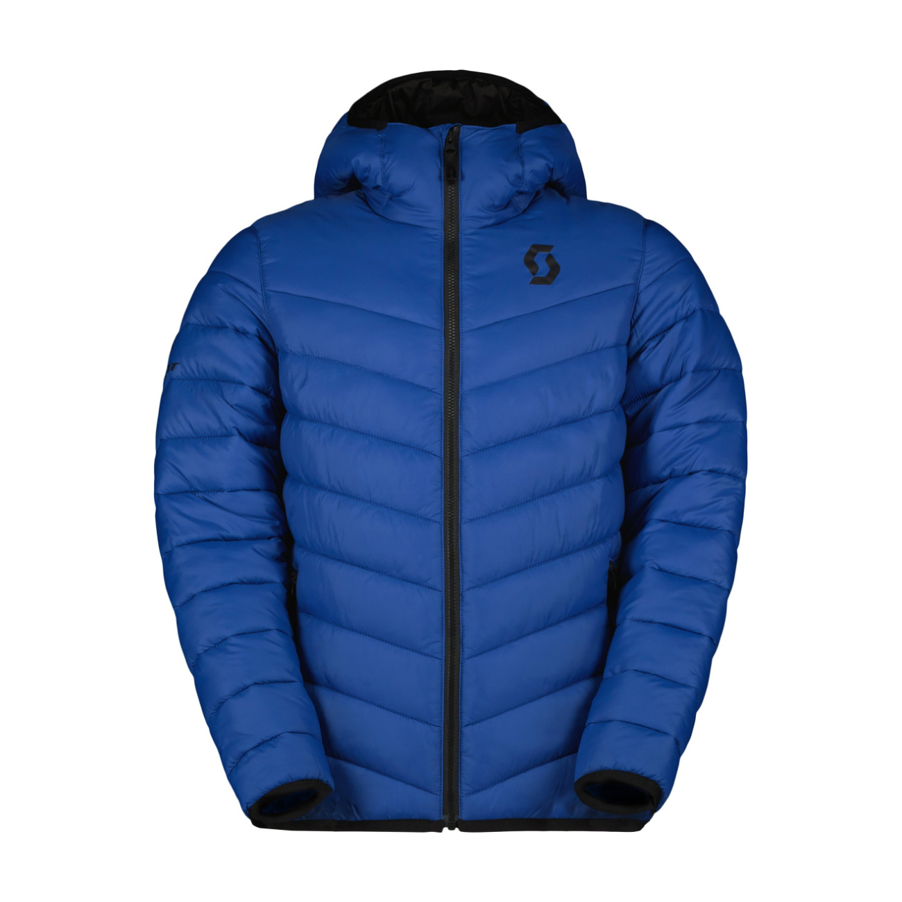 SCOTT Cyklistická zateplená bunda - INSULOFT WARM JR - modrá L