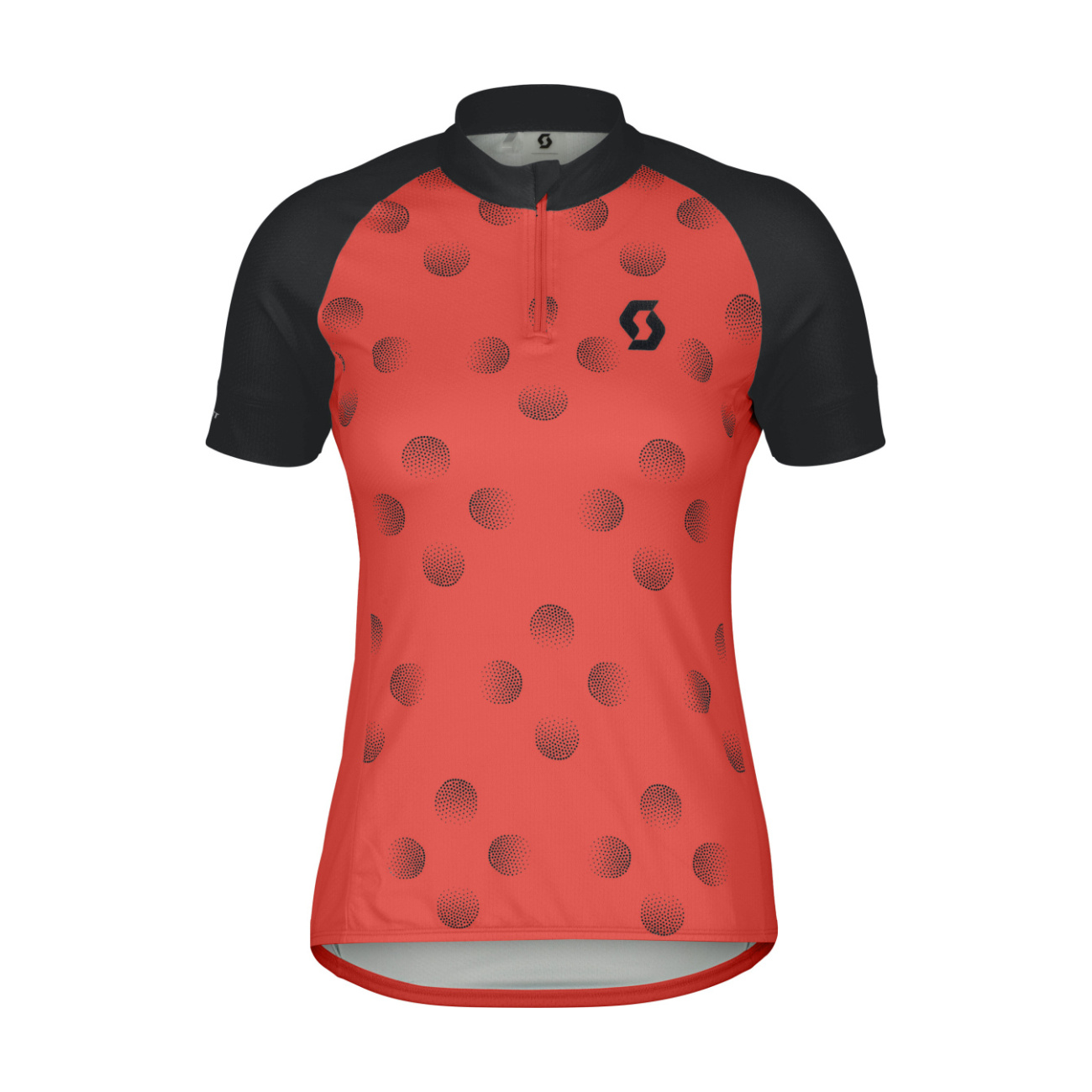 SCOTT Cyklistický dres s krátkym rukávom - ENDURANCE 30 - čierna/červená