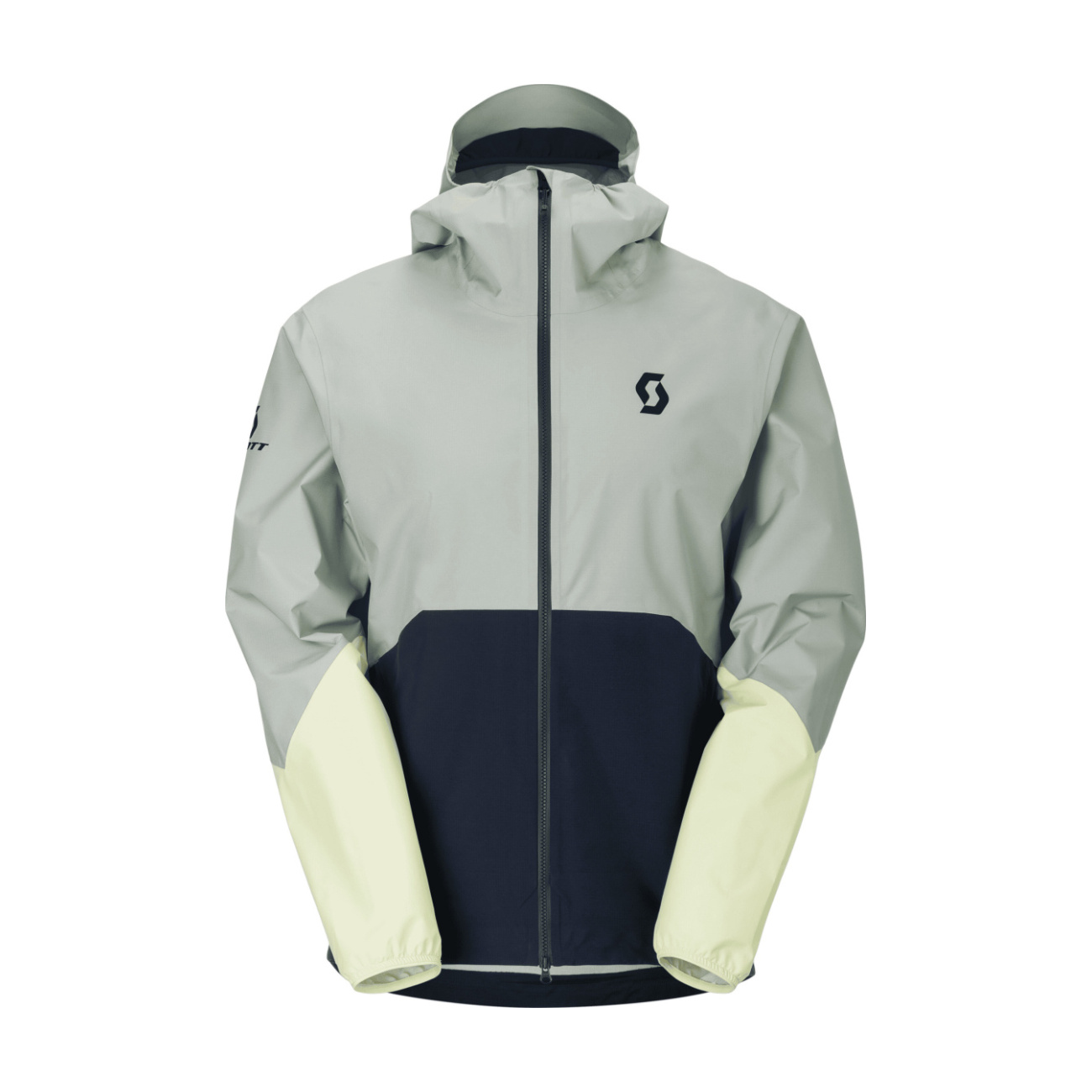 SCOTT vodeodolná bunda - EXPLORAIR LIGHT DRYO 2.5L - šedá/modrá L